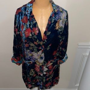 Burnout Velvet Blazer